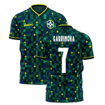 Brazil 2025-2026 Third Concept Football Kit (Libero) (GARRINCHA 7)