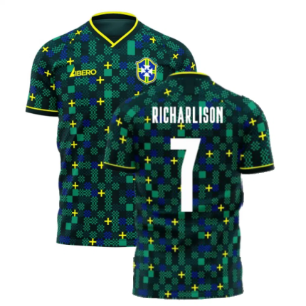 Brazil 2025-2026 Third Concept Football Kit (Libero) (RICHARLISON 7)