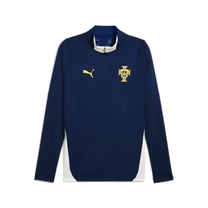 2025-2026 Portugal Training 1/4 Zip Top (Persian Blue)