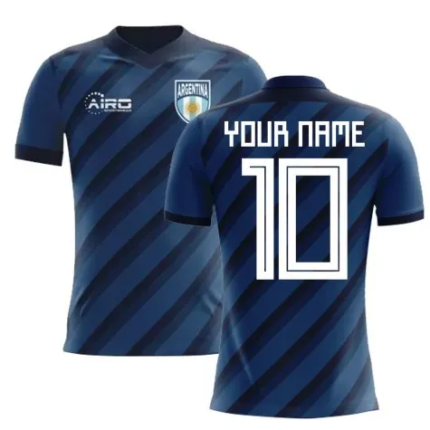 2025-2026 Argentina Away Concept Football Shirt (Your Name) -Kids