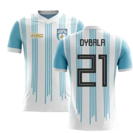 2025-2026 Argentina Home Concept Football Shirt (Dybala 21)