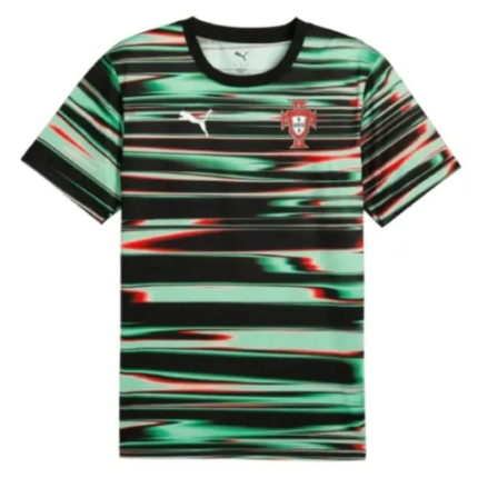 2025-2026 Portugal Prematch SS Jersey (Black)