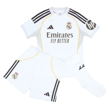 2025-2026 Real Madrid Home Youth Kit