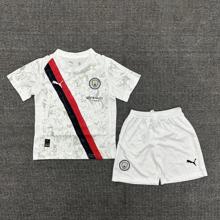 Manchester City 25-26 Away Kids Kit