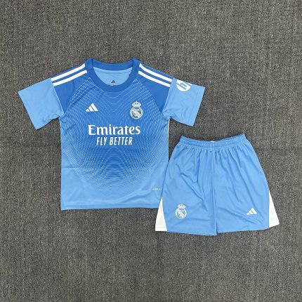 Real Madrid 25/26 Home Goalkeeper Jersey Kids