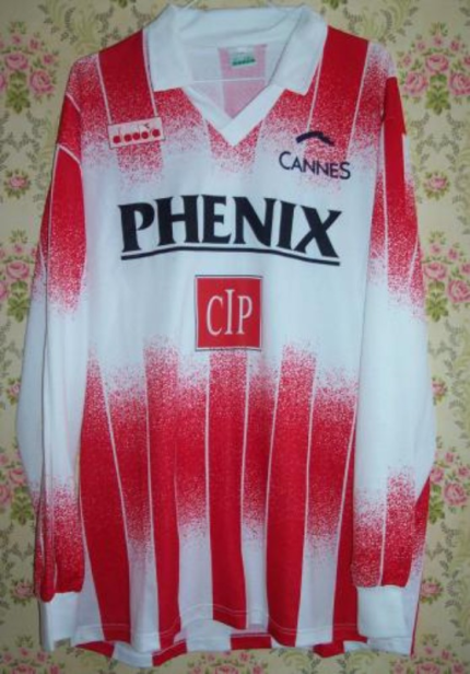 AS Cannes 1991-92 Home Kit