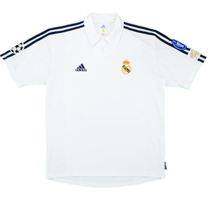 Real Madrid 2001-02 Champions League Home Kit